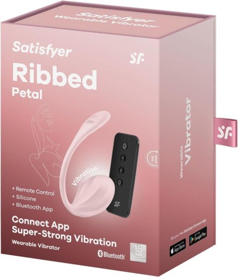 Różowe wibrujące jajeczko dopochwowe sterowane aplikacją, USB - Satisfyer