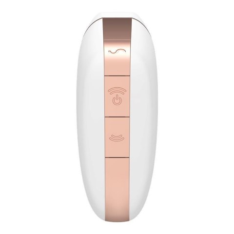 Wibrator - Love Triangle Air Pulse Stimulator + Vibration White