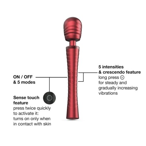 MAN.WAND EDGY VELVET RED