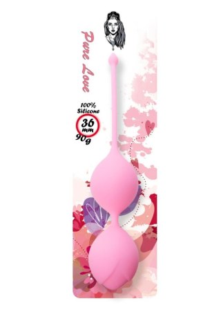 Silikonowe kulki gejszy36mm 90g Pink - B - Series