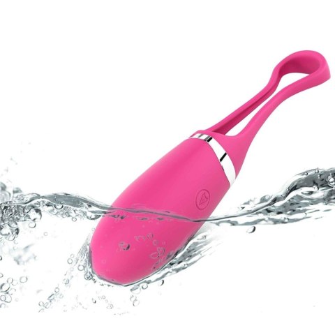 Jajeczko do pochwowy z wibracjami na pilota. 10 wibracji. Delight magenta