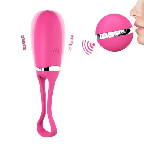 Jajeczko do pochwowy z wibracjami na pilota. 10 wibracji. Delight magenta