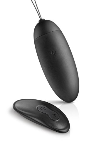 Wibrujące jajeczko na pilota bezprzewodowego, USB Czarne - Black Empire