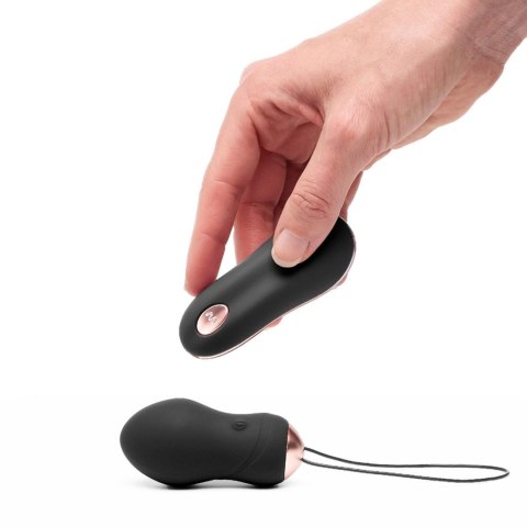 So Divine - Wibrujące jajeczko na pilota bezprzewodowego, USB Czarne -