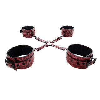 Luxury hogtie with wrist and ankle cuffs