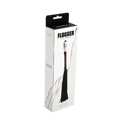 Red & black flogger