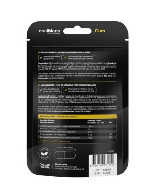 CoolMann CUM - 60 capsules