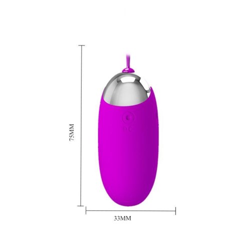 Jajko wibrujące z pilotem Pretty Love Berger Egg 12 funkcji bezprzewodowe