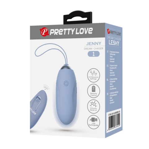 Wibrator Jajko Dopochwowe Sterowane Pilotem PRETTY LOVE - JENNY Dream chase