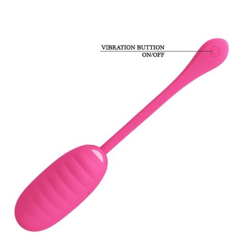 Jajko wibrujace 12 funkcji różowy PRETTY LOVE - KIRK EGG