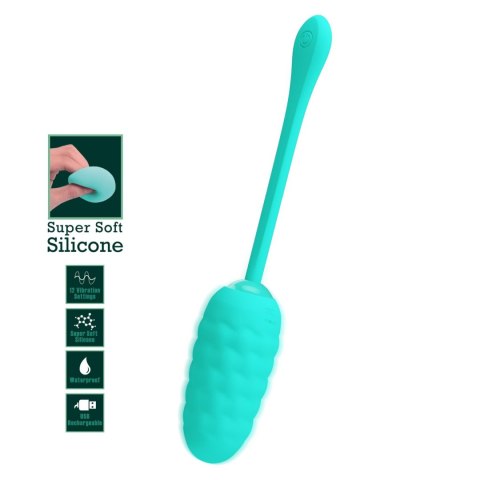 Wibrator jajeczko dla kobiet intensywna stymulacja pochwy Knucker EGG USB zielony