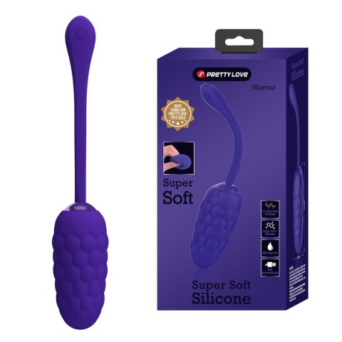 Wibrator jajeczko dla kobiet intensywna stymulacja pochwy Knucker EGG USB fioletowy