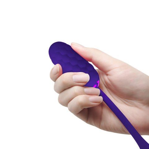 Wibrator jajeczko dla kobiet intensywna stymulacja pochwy Knucker EGG USB fioletowy