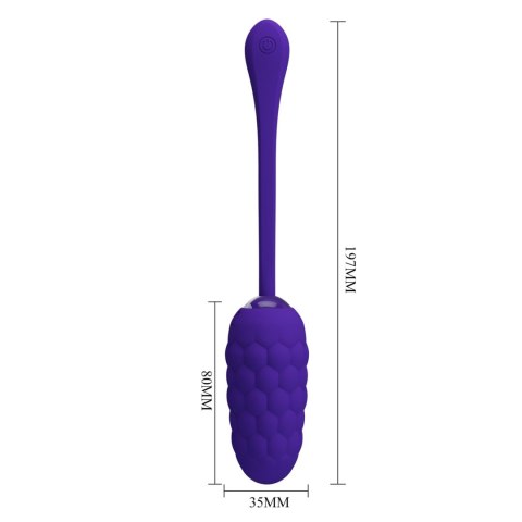 Wibrator jajeczko dla kobiet intensywna stymulacja pochwy Knucker EGG USB fioletowy