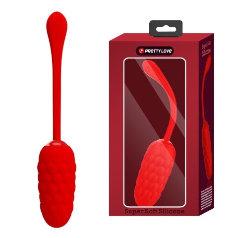 Wibrator jajeczko dla kobiet intensywna stymulacja pochwy Knucker EGG USB czerwony