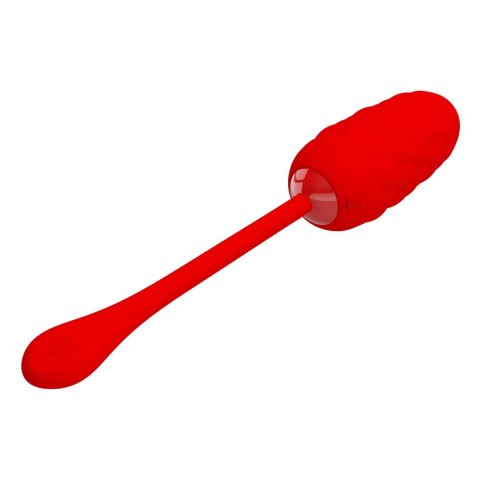 Wibrator jajeczko dla kobiet intensywna stymulacja pochwy Knucker EGG USB czerwony