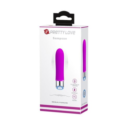 Mini wibrator Pretty Love Sampson 12 funkcji wibracji