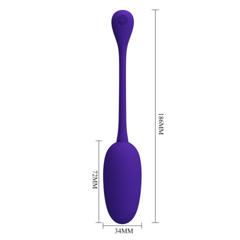 Wibrator jajeczko dla kobiet intensywna stymulacja pochwy Knucker EGG USB Niebieski