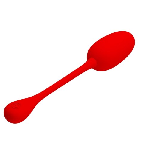 Wibrator jajeczko dla kobiet intensywna stymulacja pochwy Knucker EGG USB czerwony