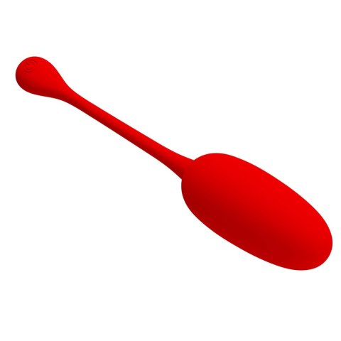 Wibrator jajeczko dla kobiet intensywna stymulacja pochwy Knucker EGG USB czerwony