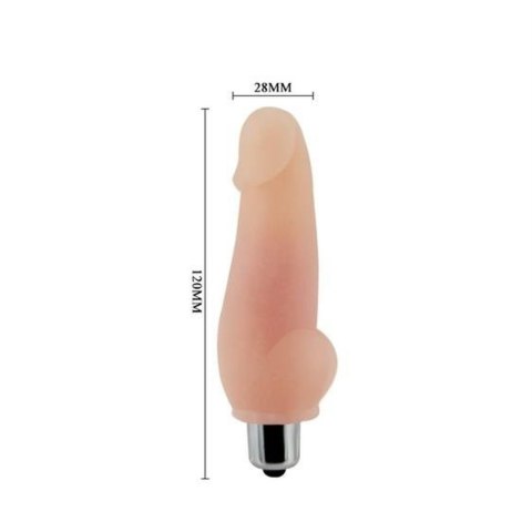 Mini wibrator wibrujący Penis Flesh