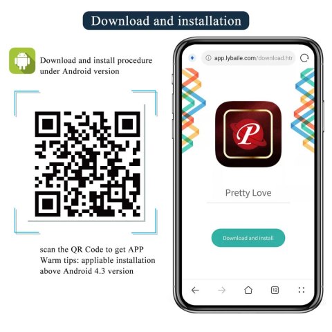 Pretty Love Anthony Smart App Vibrating Anal Plug