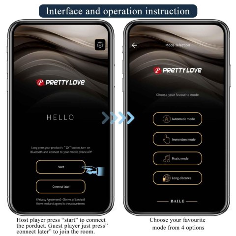 Pretty Love Anthony Smart App Vibrating Anal Plug