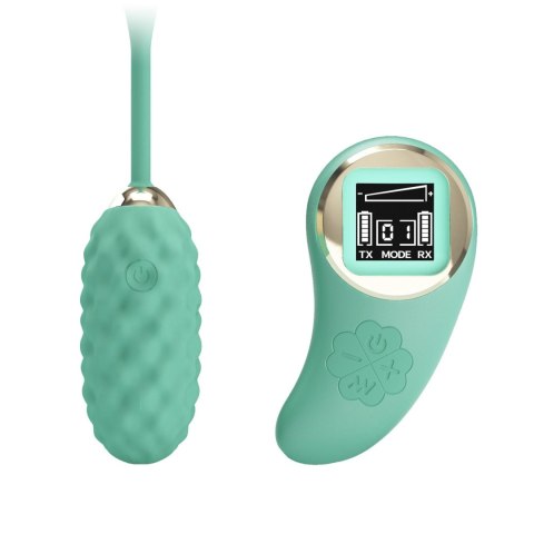Wibrujące jajeczko - Vivian - na pilota, USB Silikonowy - PRETTY LOVE
