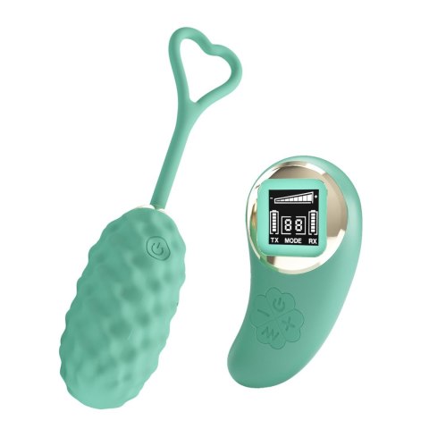 Wibrujące jajeczko - Vivian - na pilota, USB Silikonowy - PRETTY LOVE