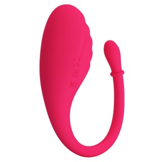 Wibrujące jajeczko - Undine - sterowane aplikacją, USB Czerwone