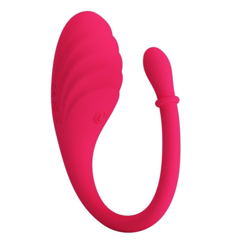 Wibrujące jajeczko - Undine - sterowane aplikacją, USB Czerwone