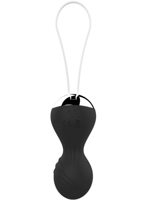 Kulki wibrujące silikonowe kulki Kegla USB 10 funkcji / pilot zdalnego sterowania - czarne