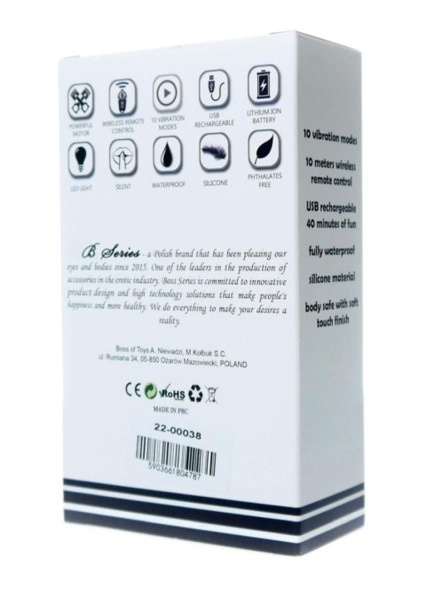 Kulki wibrujące silikonowe kulki Kegla USB 10 funkcji / pilot zdalnego sterowania