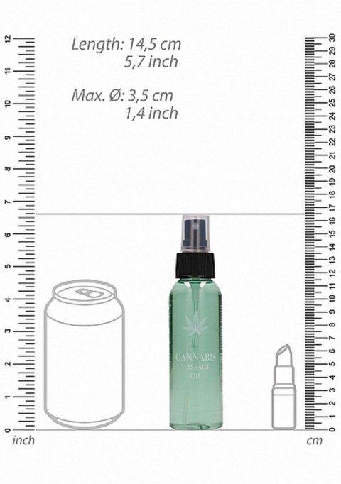 Olejek do masażu gra wstępna wyciąg z konopi 100ml