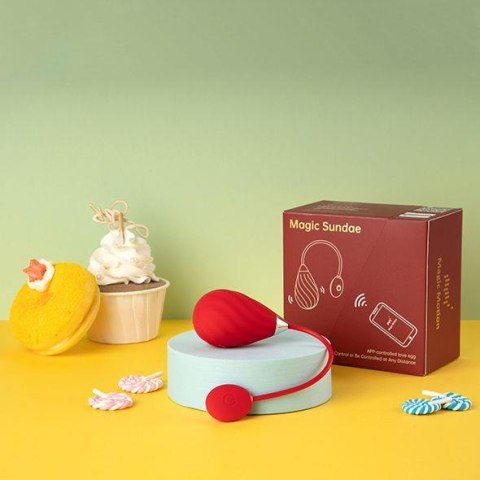 Jajeczko sterowane aplikacją - Magic Motion Magic Sundae Red