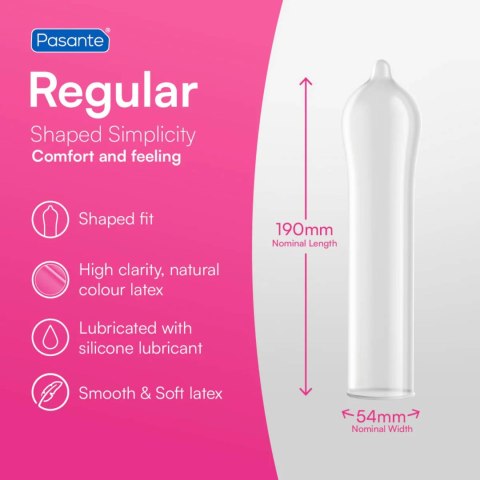 Pasante Regular Condoms 3 pcs