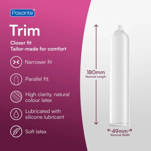 Pasante Trim Condoms 12 pcs