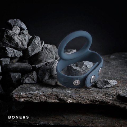 Pierścień na jądra i penis Boners Cock & Ball Strap L