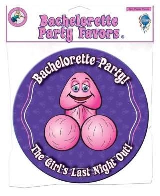 Papierowe talerzyki z penisem 8 szt.