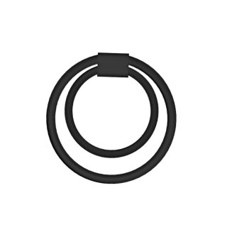 Pierścień uciskowy Cock Ring, Rock Hard