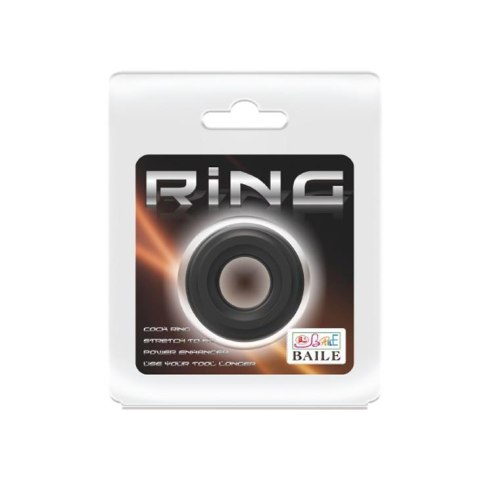 Pierścień erekcyjny na penisa, Czarny BAILE- COCK RING
