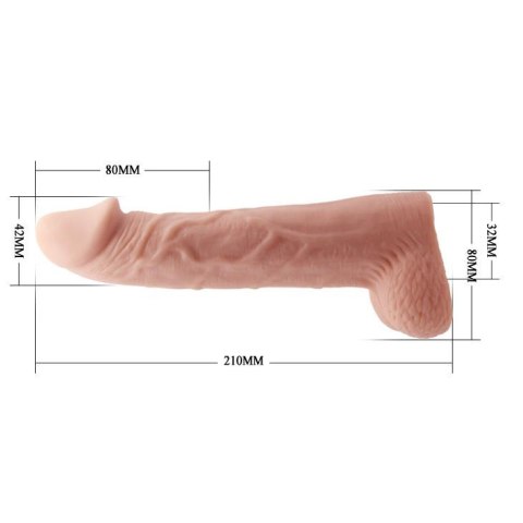 Przedłużająca nakładka na penisa Sex Toys Big Man Baile