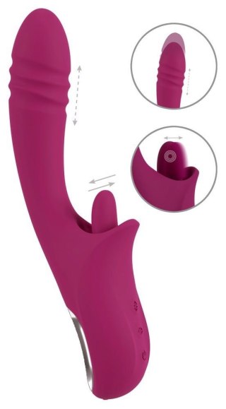Wibrator ze stymulacją łechtaczki Javida Licking & Thrusting