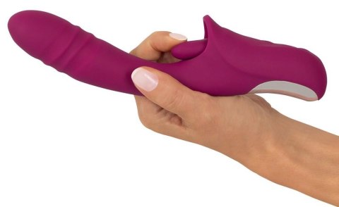 Wibrator ze stymulacją łechtaczki Javida Licking & Thrusting