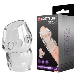 Nakładka na penis z wypustkami Oskar Penis Thicker