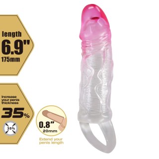 Nakładka przedłużająca penisa Pretty Love Odes 17,5 cm