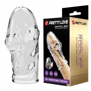 Pretty Love Penis Sleeve - Booker (Clear)