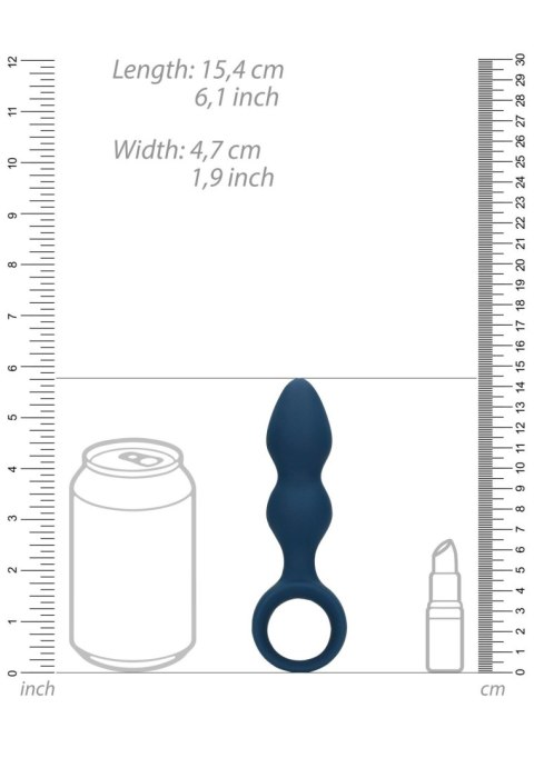 Korek analny Teardrop shaped medium