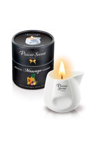 Świeca do masażu o zapachu owoców egzotycznych Plaisir Secret 80ml