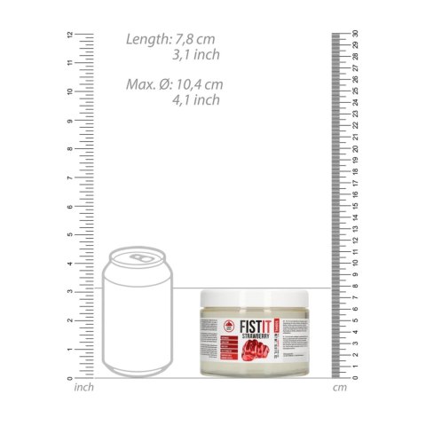 Żel do fistingu truskawkowy Fist it - Strawberry -500ml